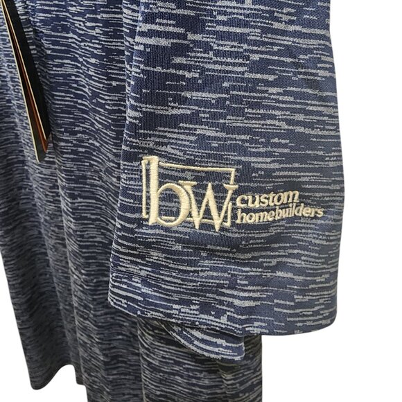 ANTIGUA Polo Golf Shirt Mens Size Large Blue Short Sleeve - Picture 11 of 12